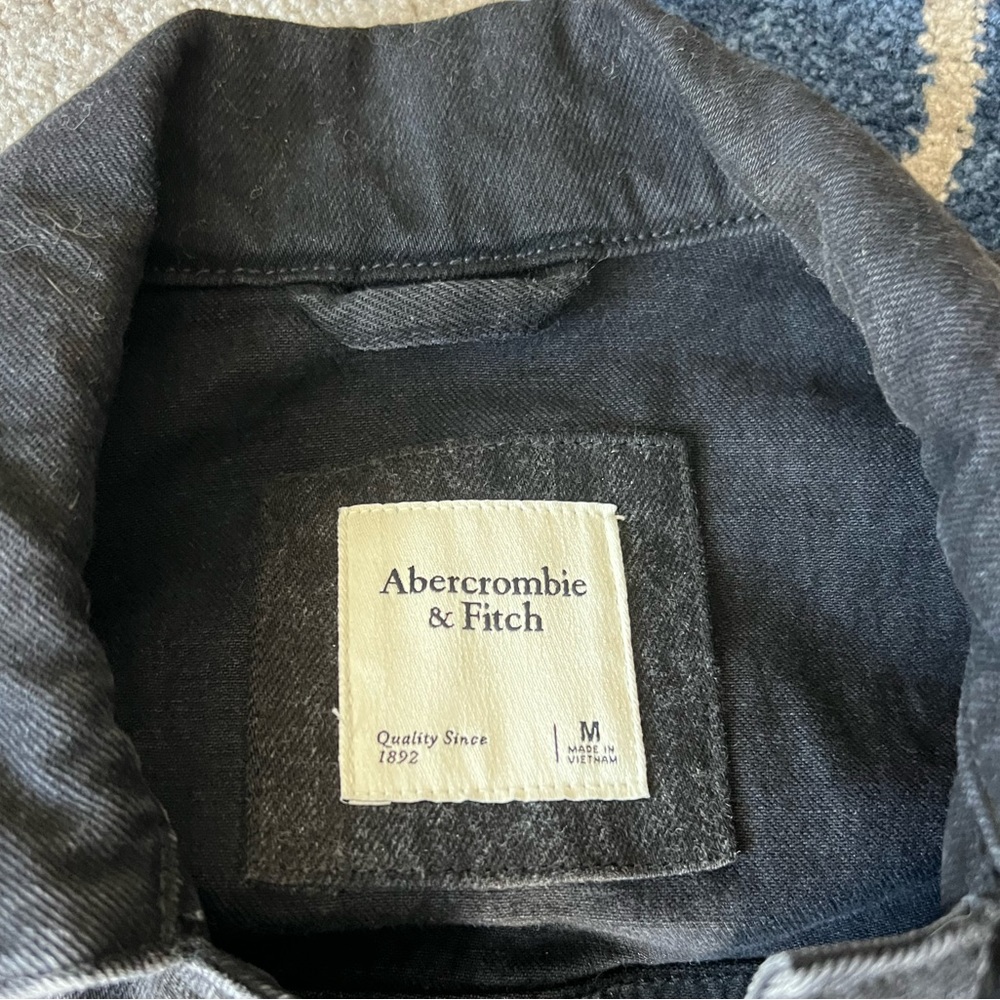 Abercrombie & Fitch Black Jean Jacket - Picture 3 of 3